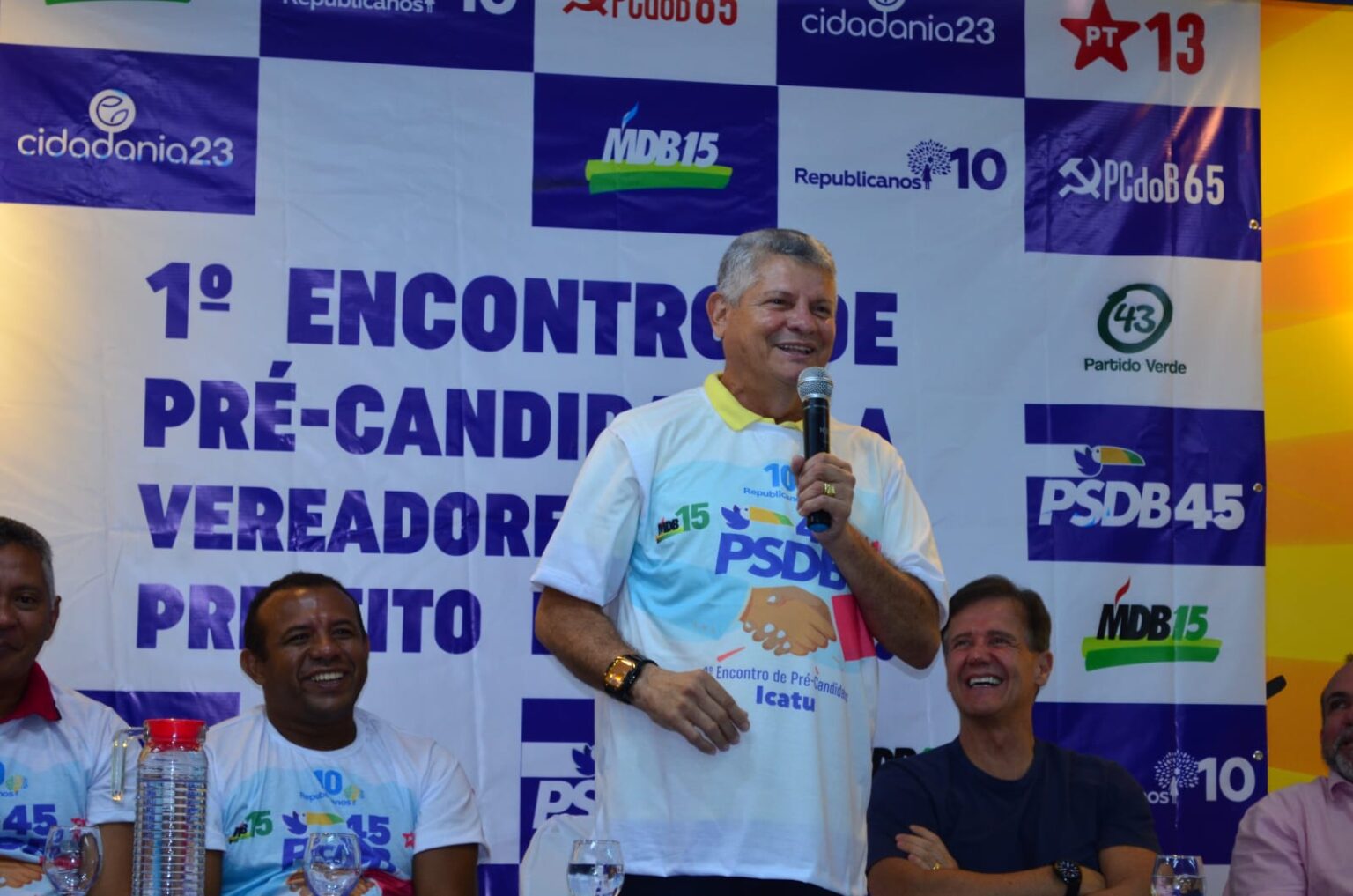 Icatu: Wallace Azevedo e Aluísio Mendes promovem grande encontro político